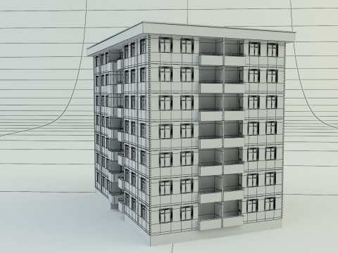 Building 11 3d house 3D Модель