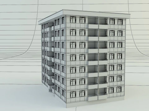 Building 11 3d house 3D Model