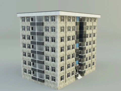 Building 11 3d house 3D Model