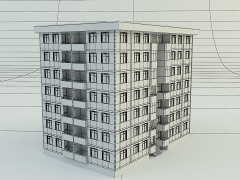 Building 11 3d house 3D Модель