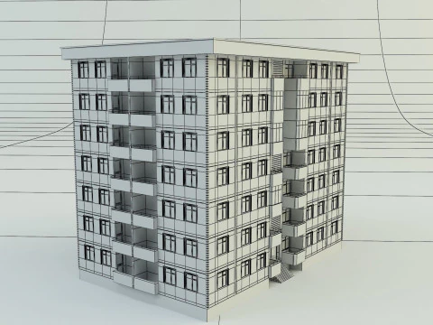 Building 11 3d house 3D Model