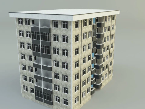 Building 11 3d house 3D Model