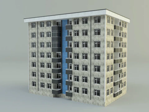 Building 11 3d house 3D Model
