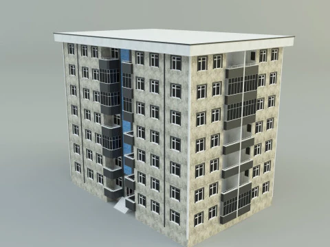 Building 11 3d house 3D Model