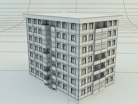 Building 11 3d house 3D Model