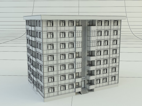 Building 11 3d house 3D Модель
