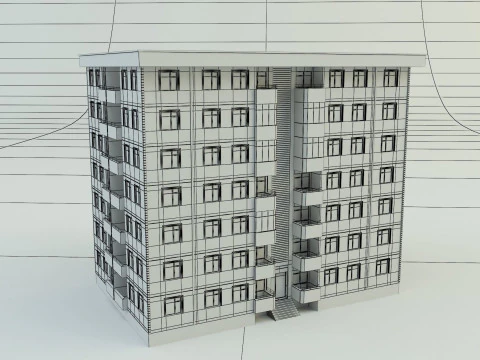 Building 11 3d house 3D Model