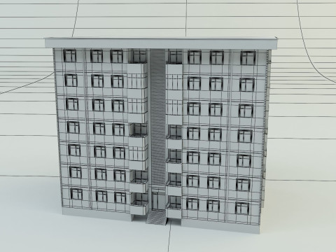 Building 11 3d house 3D Модель