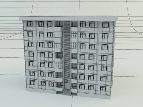 Building 11 3d house 3D Model