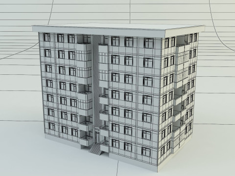 Building 11 3d house 3D Модель