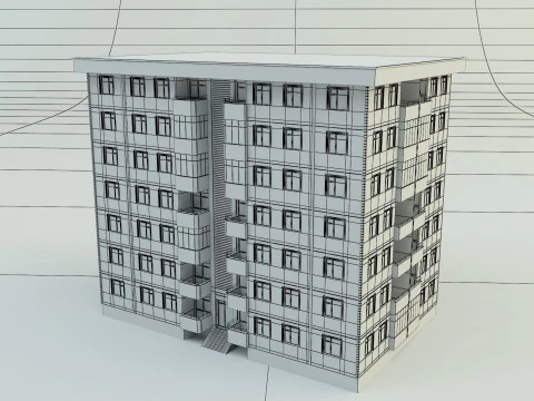 Building 11 3d house 3D Model