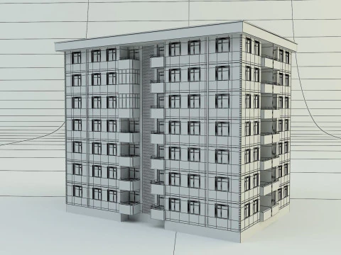 Building 11 3d house 3D Model