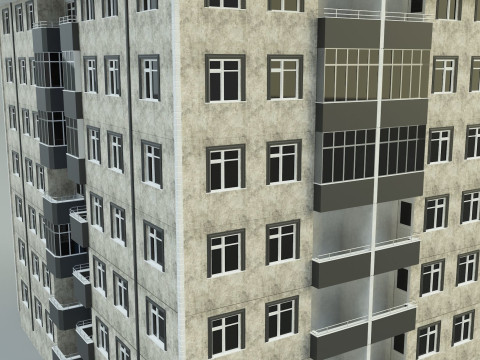 Building 11 3d house 3D Модель