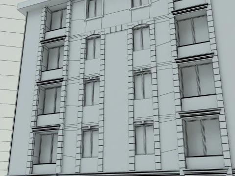 Building 12 house model 3D Model