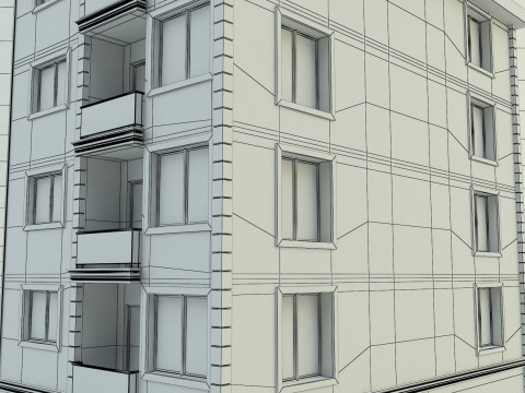 Building 12 house model Modelo 3D