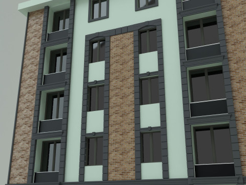 Building 12 house model Modelo 3D