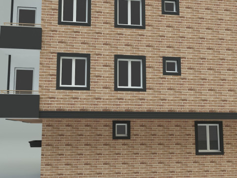 Building 13 house model 3D Модель