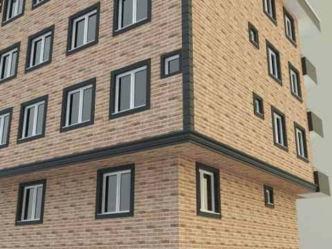 Building 13 house model 3D Модель