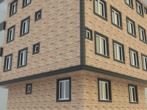Building 13 house model 3D Модель
