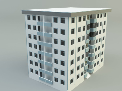 Building 111 3d house model 3Dモデル