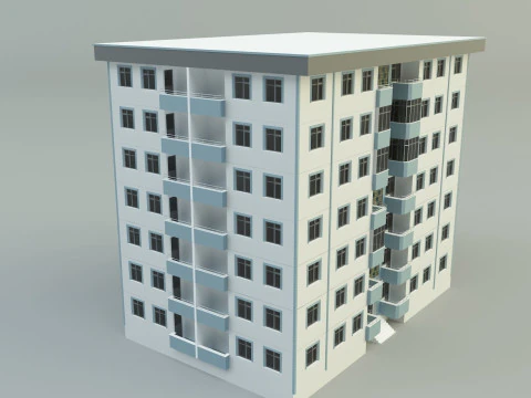 Building 111 3d house model 3D Model