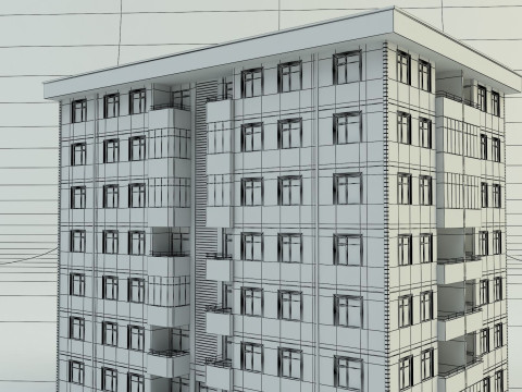 Building 111 3d house model 3Dモデル