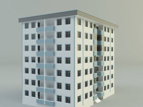 Building 111 3d house model 3Dモデル