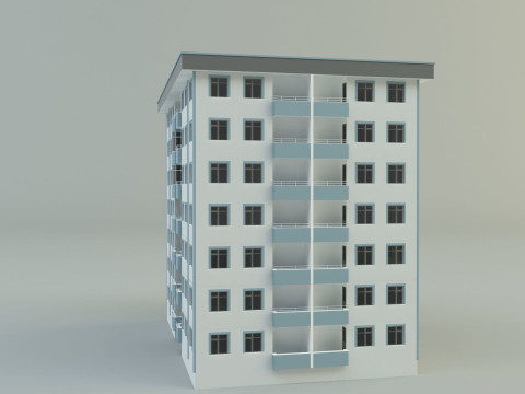 Building 111 3d house model 3Dモデル