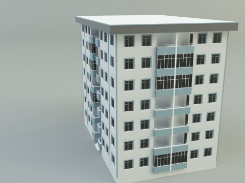 Building 111 3d house model 3Dモデル
