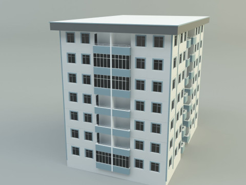 Building 111 3d house model 3Dモデル