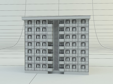 Building 111 3d house model 3Dモデル