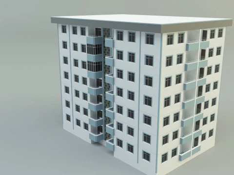 Building 111 3d house model 3D Model