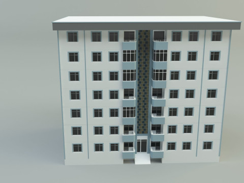 Building 111 3d house model 3Dモデル