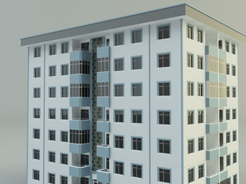 Building 111 3d house model 3Dモデル