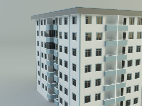 Building 111 3d house model 3Dモデル