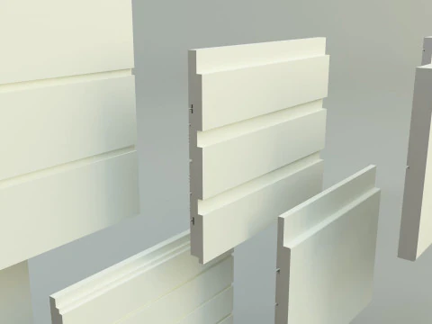 Building cladding models 3D Model