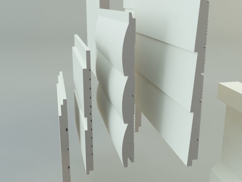 Building cladding models 3D Model