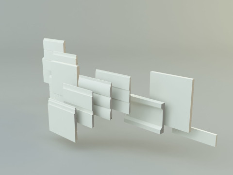 Building cladding models 3D Model
