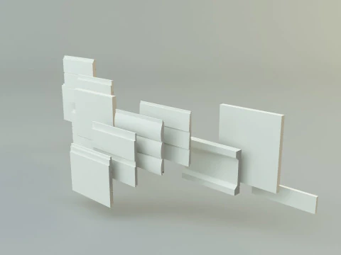 Building cladding models 3D Model