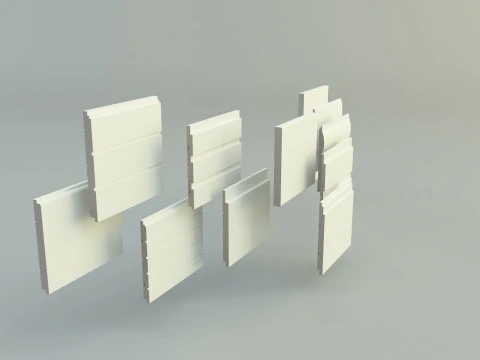 Building cladding models 3D Model