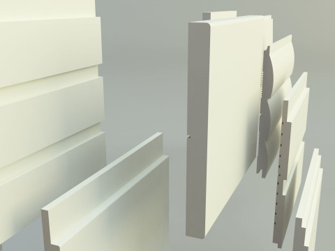 Building cladding models 3D Model
