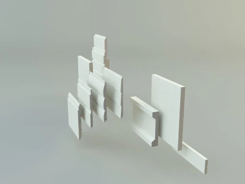 Building cladding models 3D Model