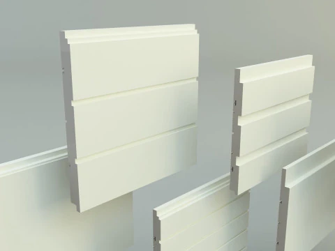 Building cladding models 3D Model