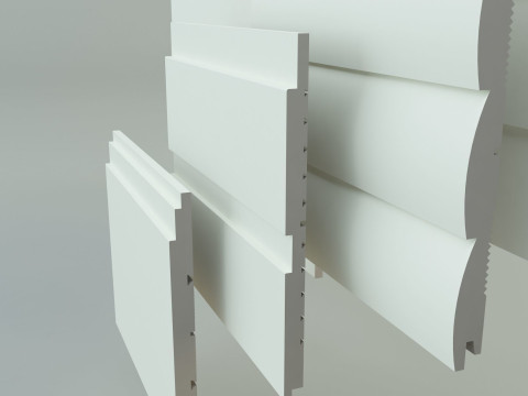 Building cladding models 3D Model