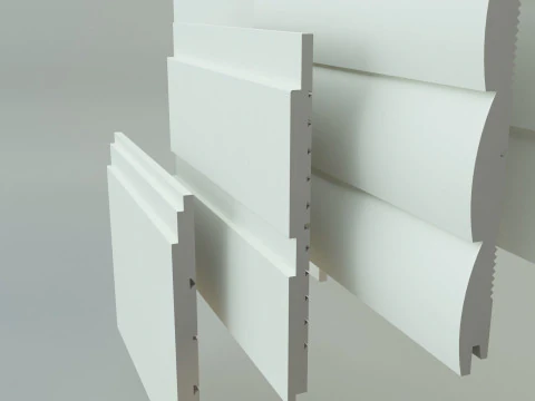 Building cladding models 3D Model