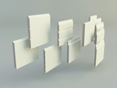 Building cladding models 3D Model