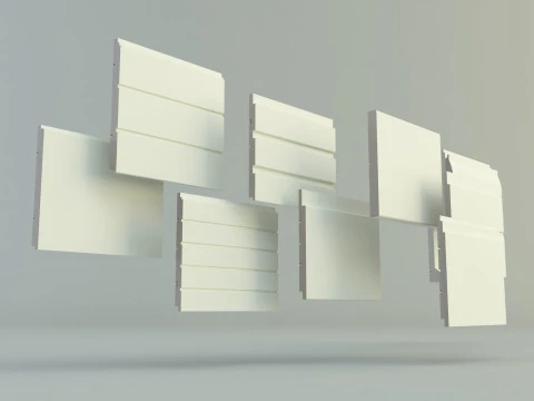Building cladding models 3D Model