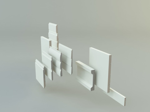 Building cladding models 3D Model