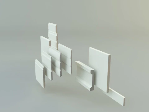 Building cladding models 3D Model