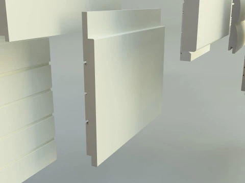 Building cladding models 3D Model